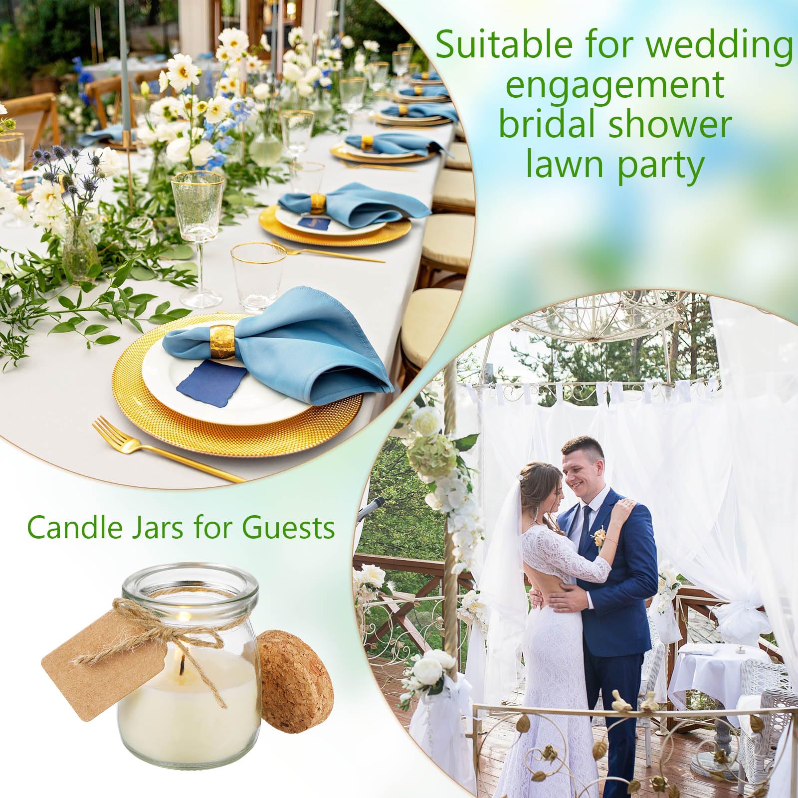 MTLEE glass jar with kraft label ready for elegant gifting.