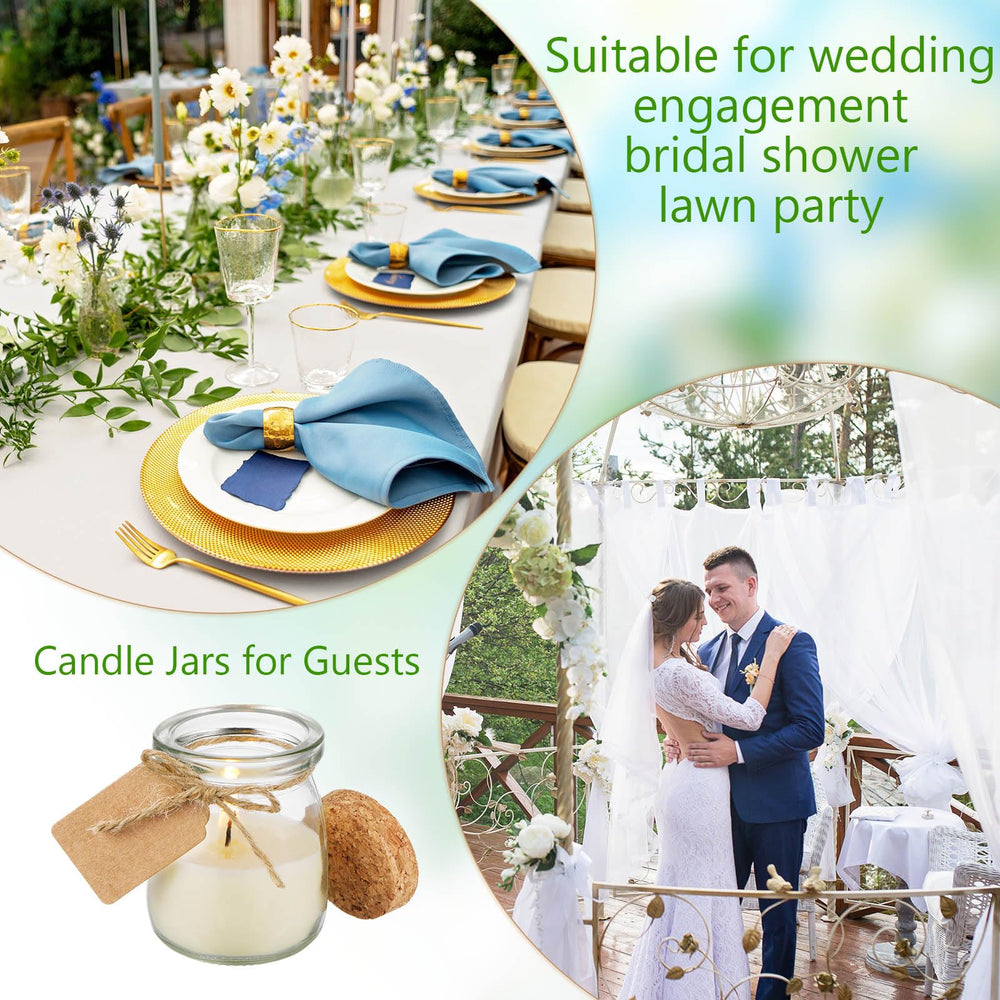 MTLEE glass jar with kraft label ready for elegant gifting.
