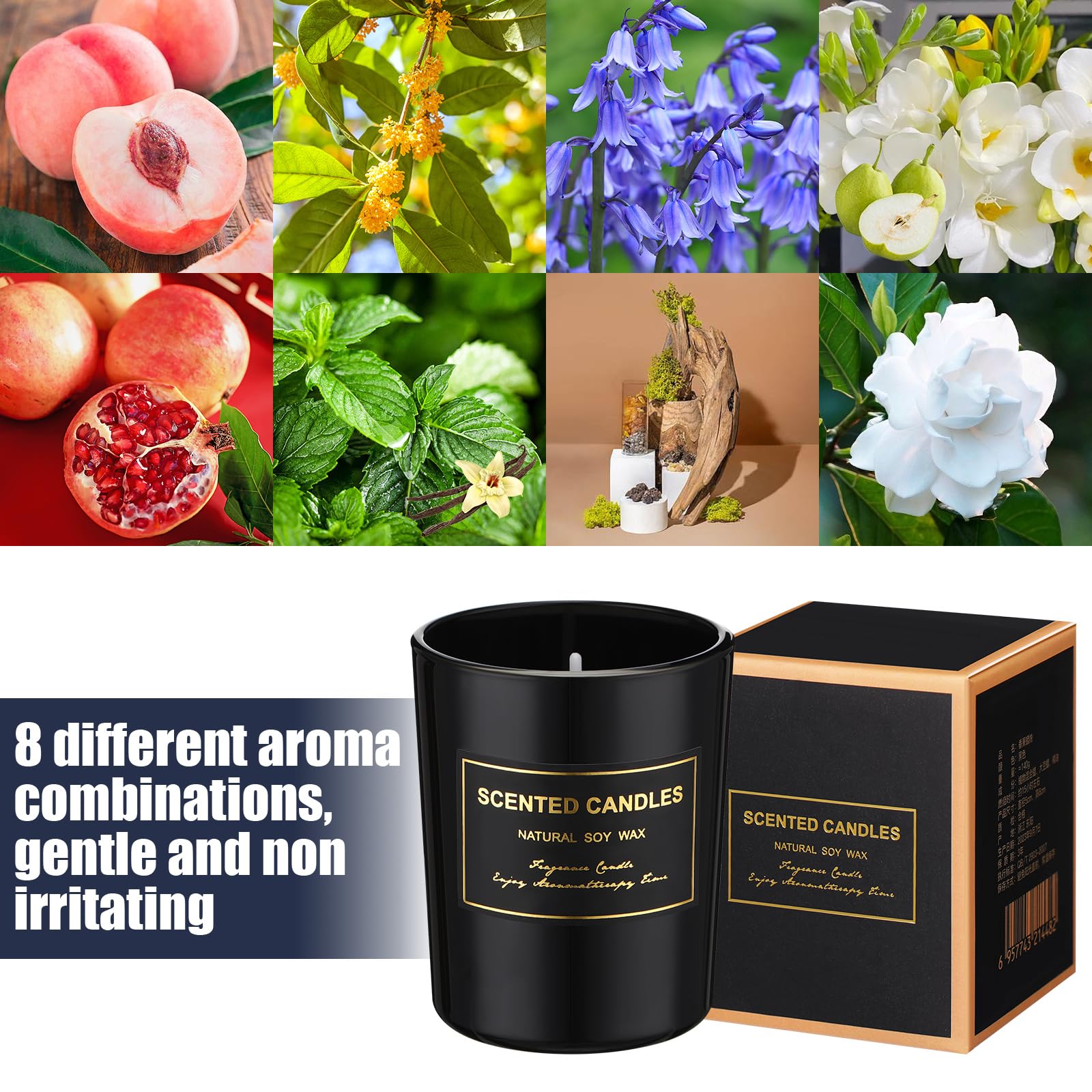 MTLEE golden osmanthus candle with warm fragrance
