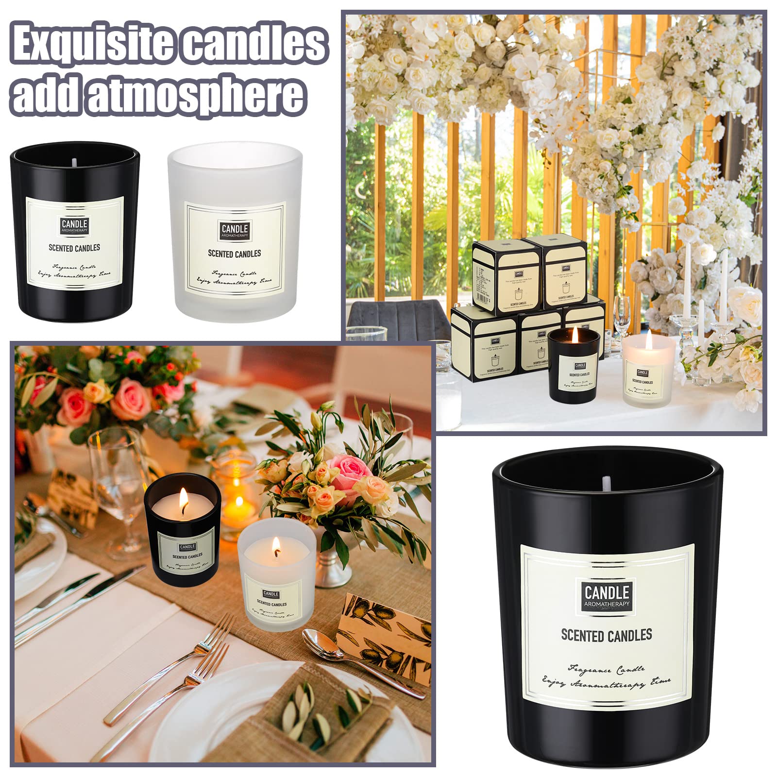 MTLEE individually wrapped candles for elegant gifting
