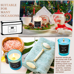 MTLEE jasmine candle with delicate floral aroma for mood uplift