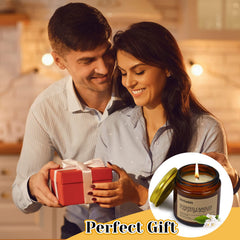 MTLEE lemon candle jar adds fresh brightness to kitchen or bathroom