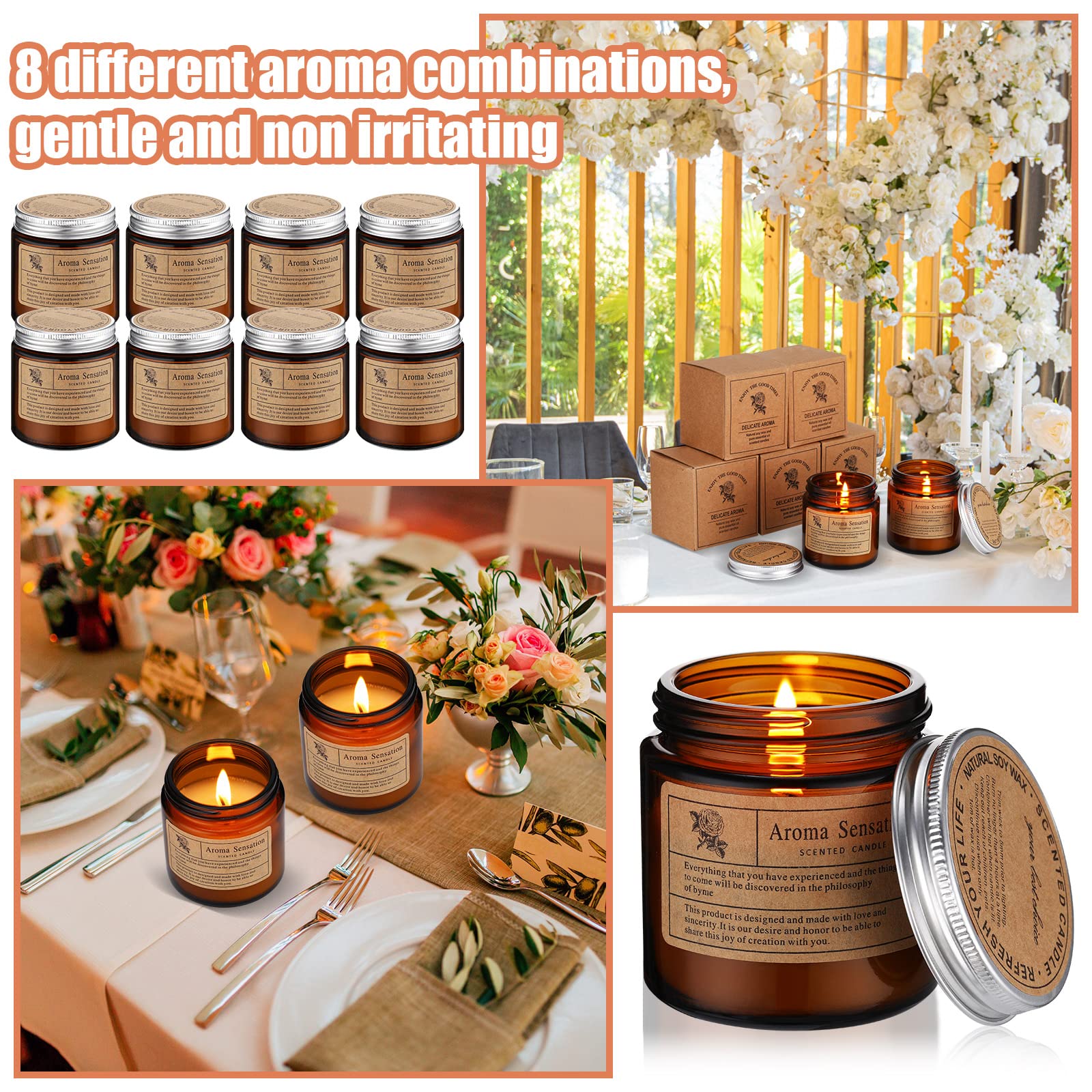 MTLEE rose and sandalwood candle evokes elegant, soothing atmosphere.