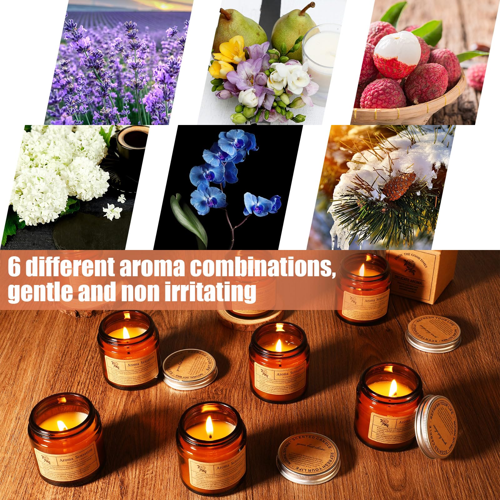 MTLEE lychee white tea candle for fresh, uplifting scent.