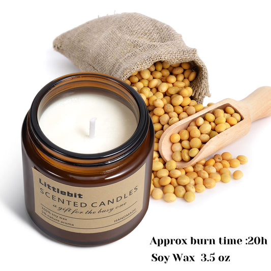 MTLEE vanilla candle jar delivers cozy warmth for relaxation