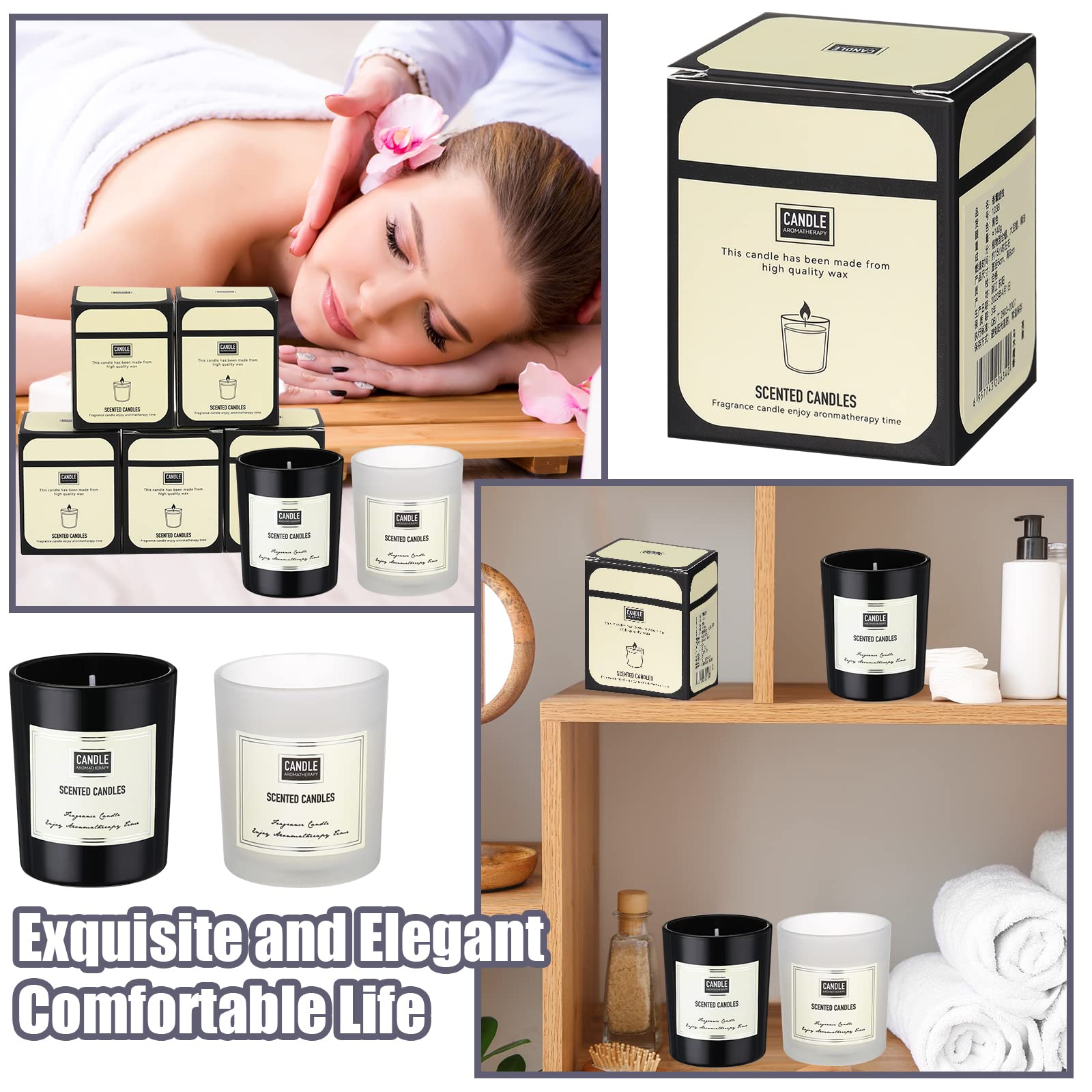 MTLEE candles ideal for office breaks, yoga, baths, evenings