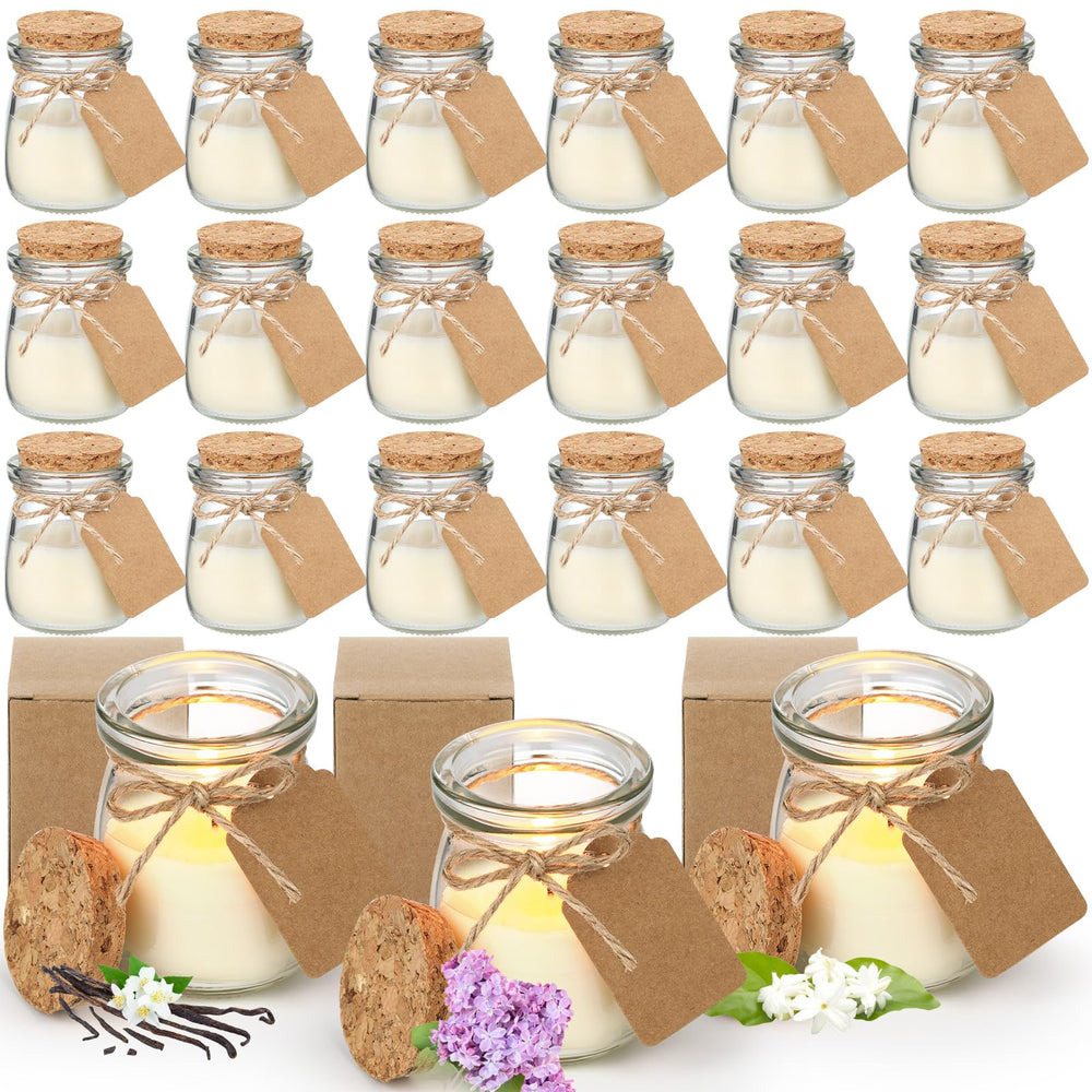 MTLEE 24pc wedding candle pack with vanilla lilac jasmine scents for elegant gifts