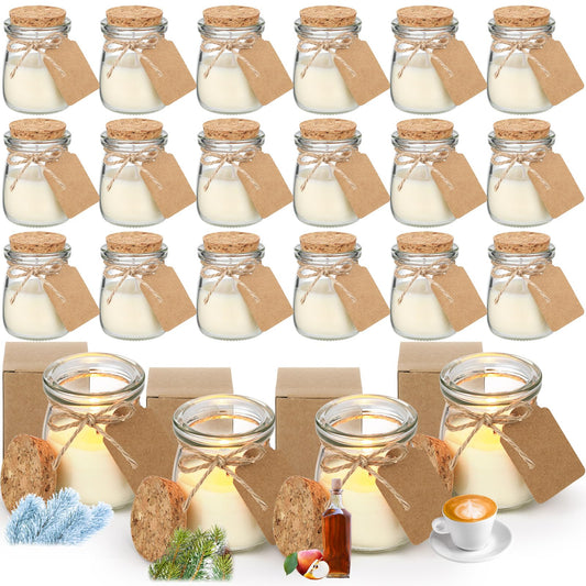 MTLEE winter jar candles gift set shown for home ambience and gifting