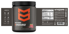 MTN OPS Enduro gluten-free label on jar.