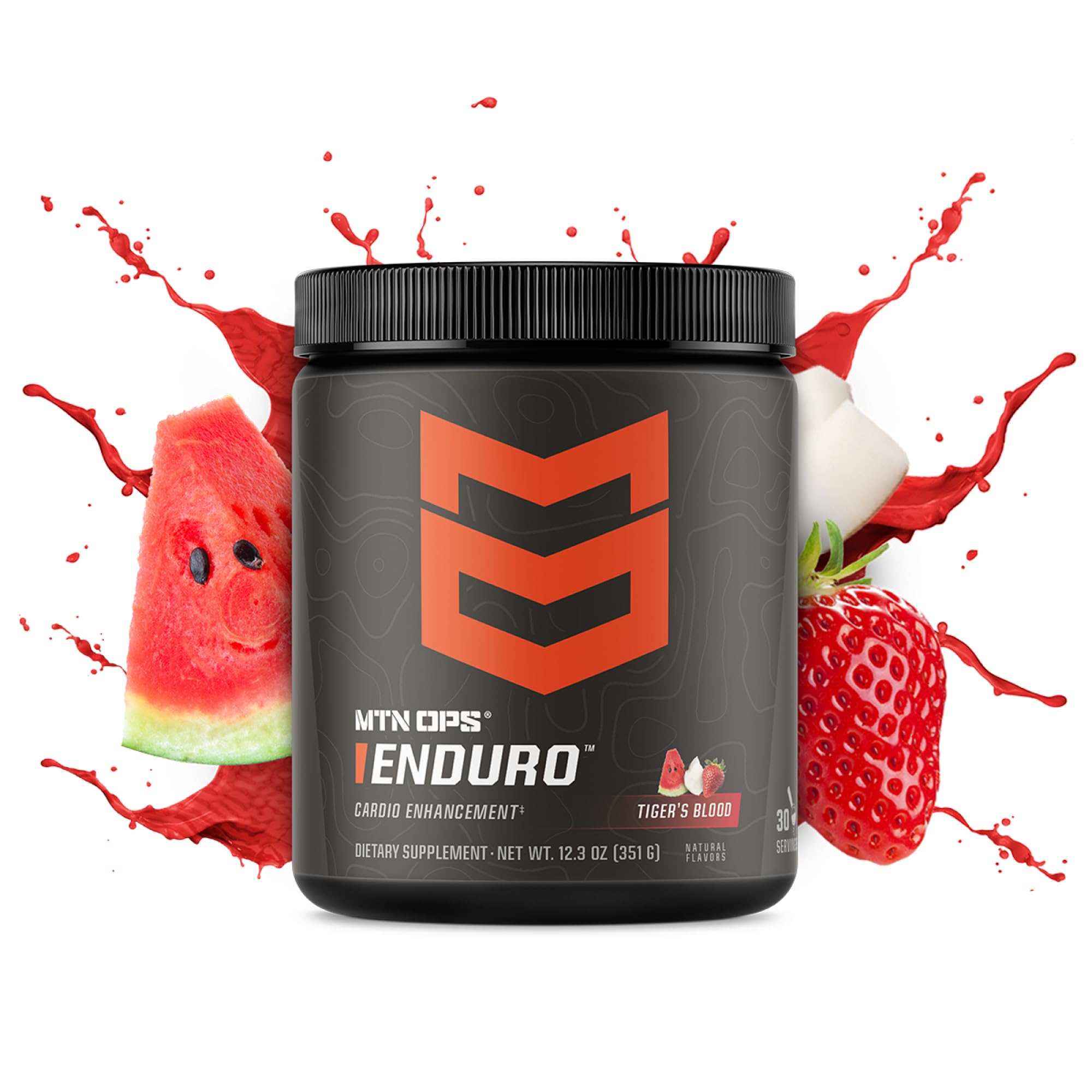 MTN OPS Enduro scoop ready for accurate, caffeine-free pre-workout measurements
