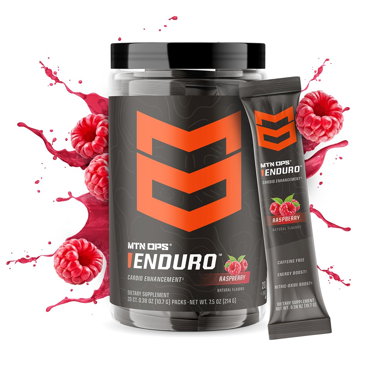 Enduro serving scoop beside prepared water to show serving suggestion.