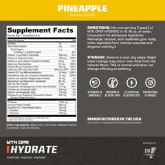 MTN OPS Hydrate on-the-go pack ready for workouts.