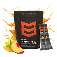 MTN OPS Hydrate scoop pouring into water for fast hydration