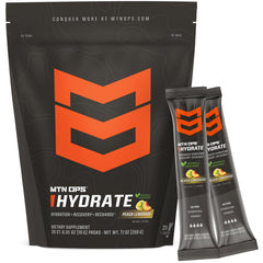 MTN OPS Hydrate tub front, convenient hydration solution for workouts.