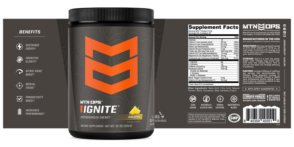 MTN OPS Ignite athlete-use-case photo conveys quick energy before training