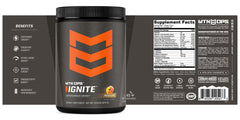 MTN OPS Ignite gluten-free packaging label appealing to dietary readers