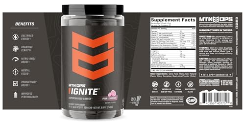 MTN OPS Ignite Trail Pack delivers gluten-free energy for adventures.