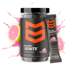 MTN OPS Ignite Trail Pack Pink Lemonade scoop-dispense for precise serving on trails.