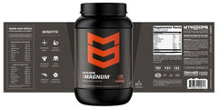 Post-workout Magnum shake poured into a glass.