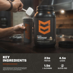 MTN OPS Magnum post-workout setup with bottle for quick recovery