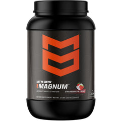 MTN OPS Magnum Strawberries & Cream tub for post-workout recovery