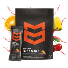 MTN OPS Reload resealable pouch open ready for on-the-go fueling during workouts