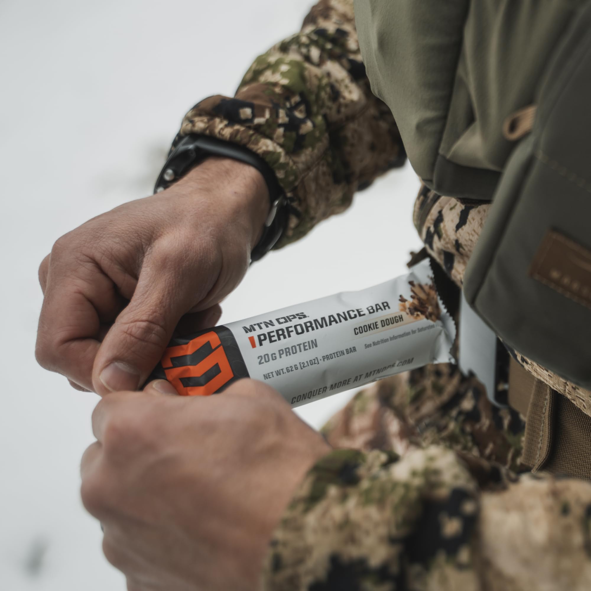 MTN OPS Triple Chocolate Mudslide bar on-the-go option for workouts