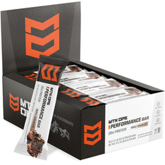 MTN OPS Triple Chocolate Mudslide bar unwrapped for a flavorful energy boost