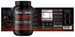 MTN OPS nutrition facts panel image informs protein intake decisions.