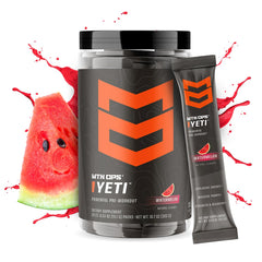 MTN OPS YETI On The Go single-serve packet designed for quick energy.