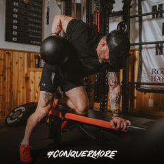 Athlete ready with MTN OPS Yeti pre-workout during routine