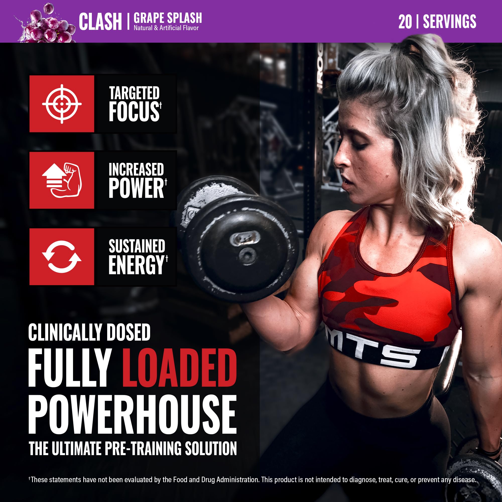 MTS Clash Grape Splash beta-alanine-citrulline hint endurance support