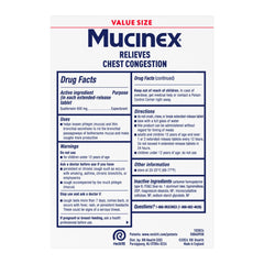Mucinex 12 Hour visual guide on packaging.