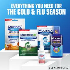 Mucinex nasal spray pack showing varied packaging options for shoppers.