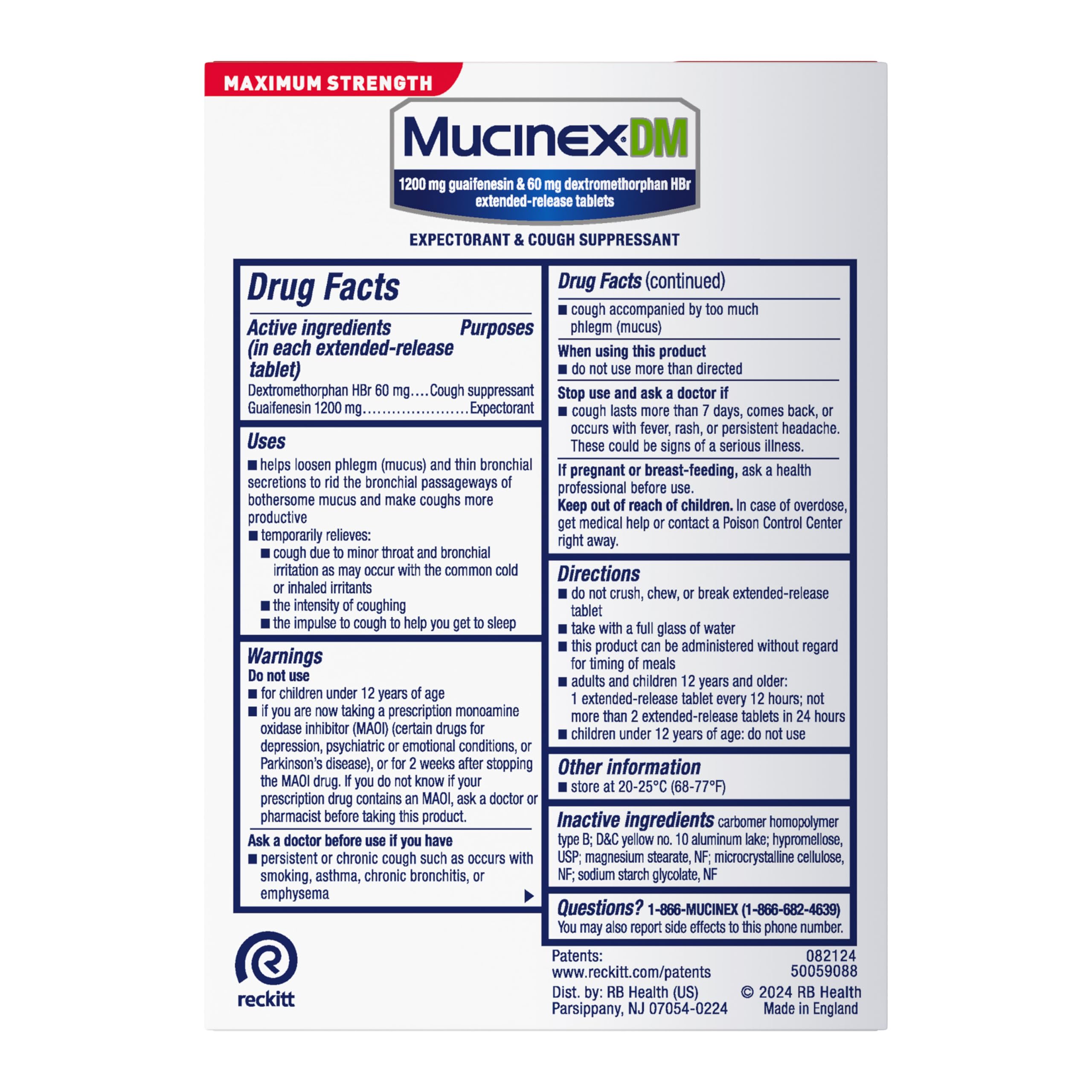 Close-up of extended-release coating on Mucinex DM tablet.