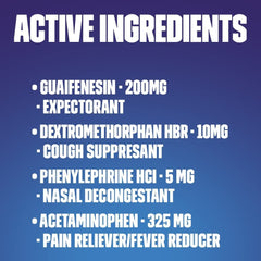 The Mucinex Fast-Max bottle side view shows dosing directions on the label.