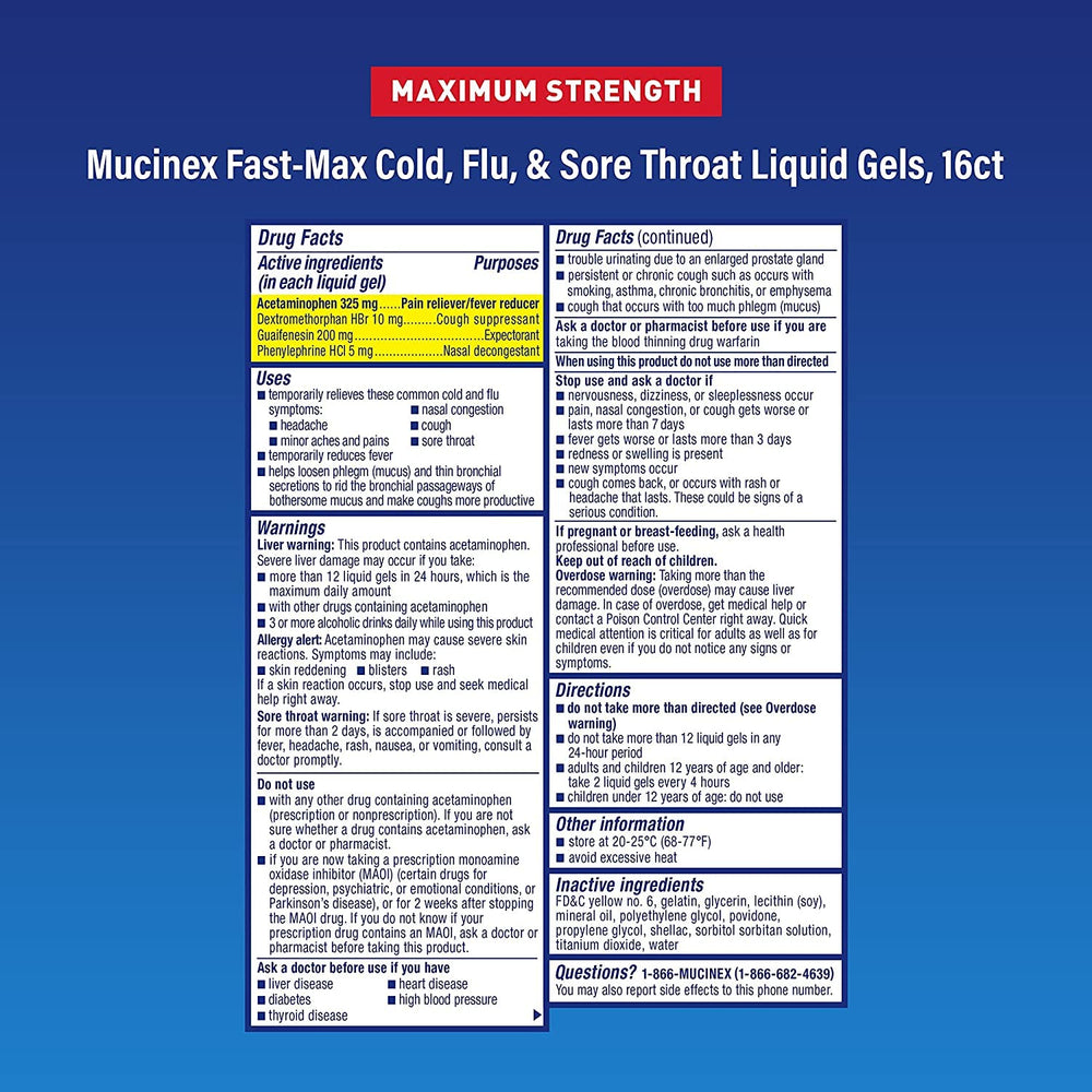 The Mucinex Fast-Max pack 2 highlights a convenient twin-pack for on-the-go relief.