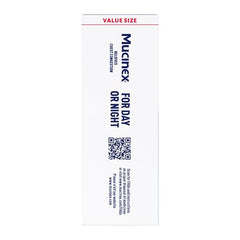 Mucinex packaging on shelf communicates trusted adult cold relief.