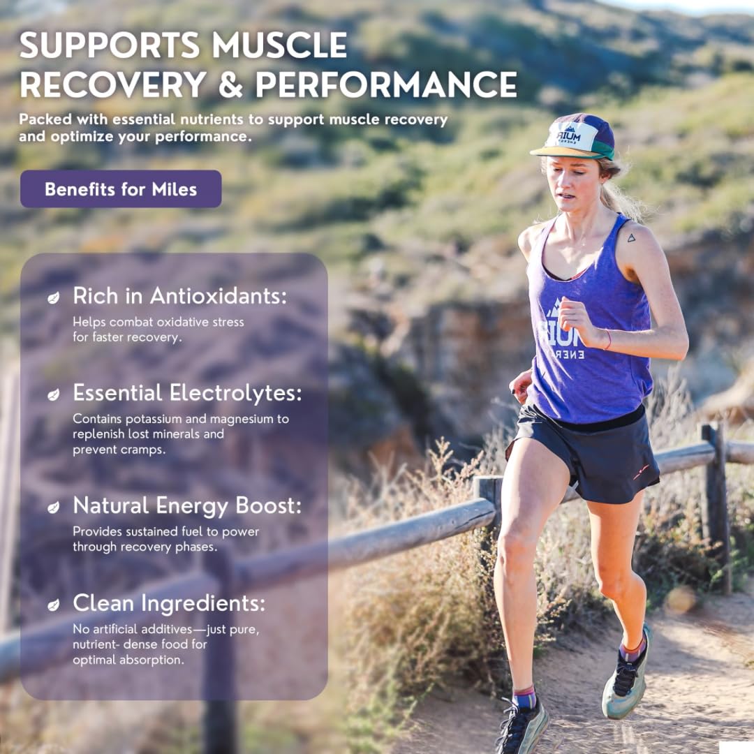 Muir Slow Burn ingredients and nutrition label emphasizing real foods and clean sourcing.