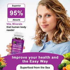 Mulittea gummies close-up showing berry texture for easy daily intake