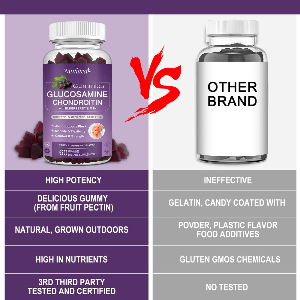 Ingredient label highlighting elderberry for antioxidant support.