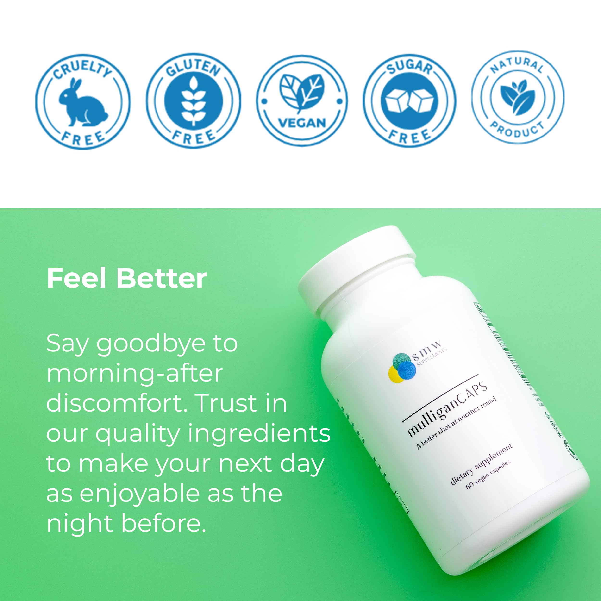 MulliganCaps morning ritual image implying refreshed wake-up potential