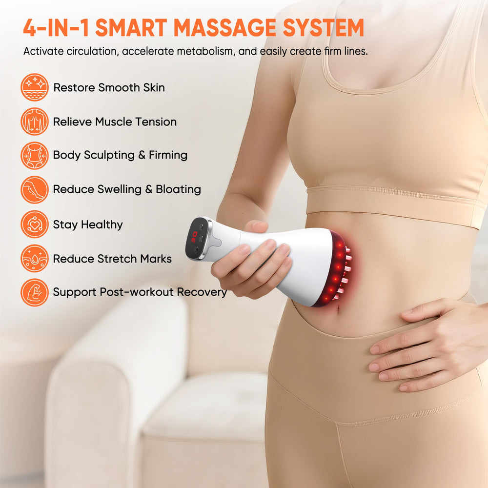 Multford Lymphatic Drainage Massager with 30 heads for versatile touch points