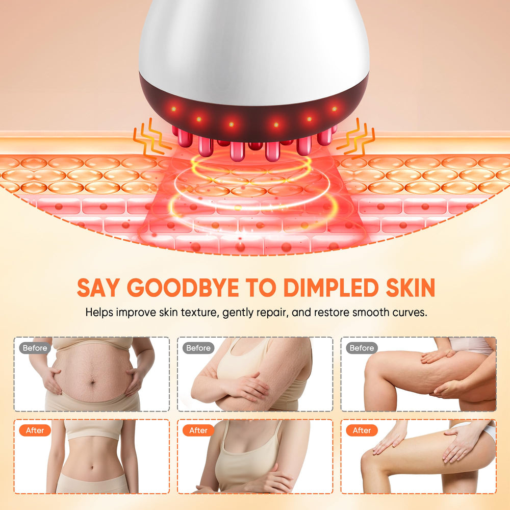 Multford Lymphatic Drainage Massager 30-speed vibration for deep tissue reach
