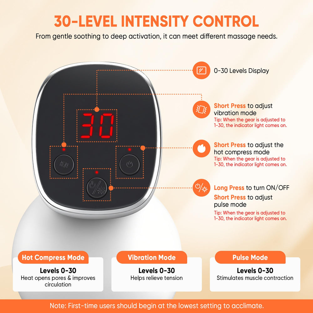 Multford Lymphatic Drainage Massager heat feature delivering warm therapy