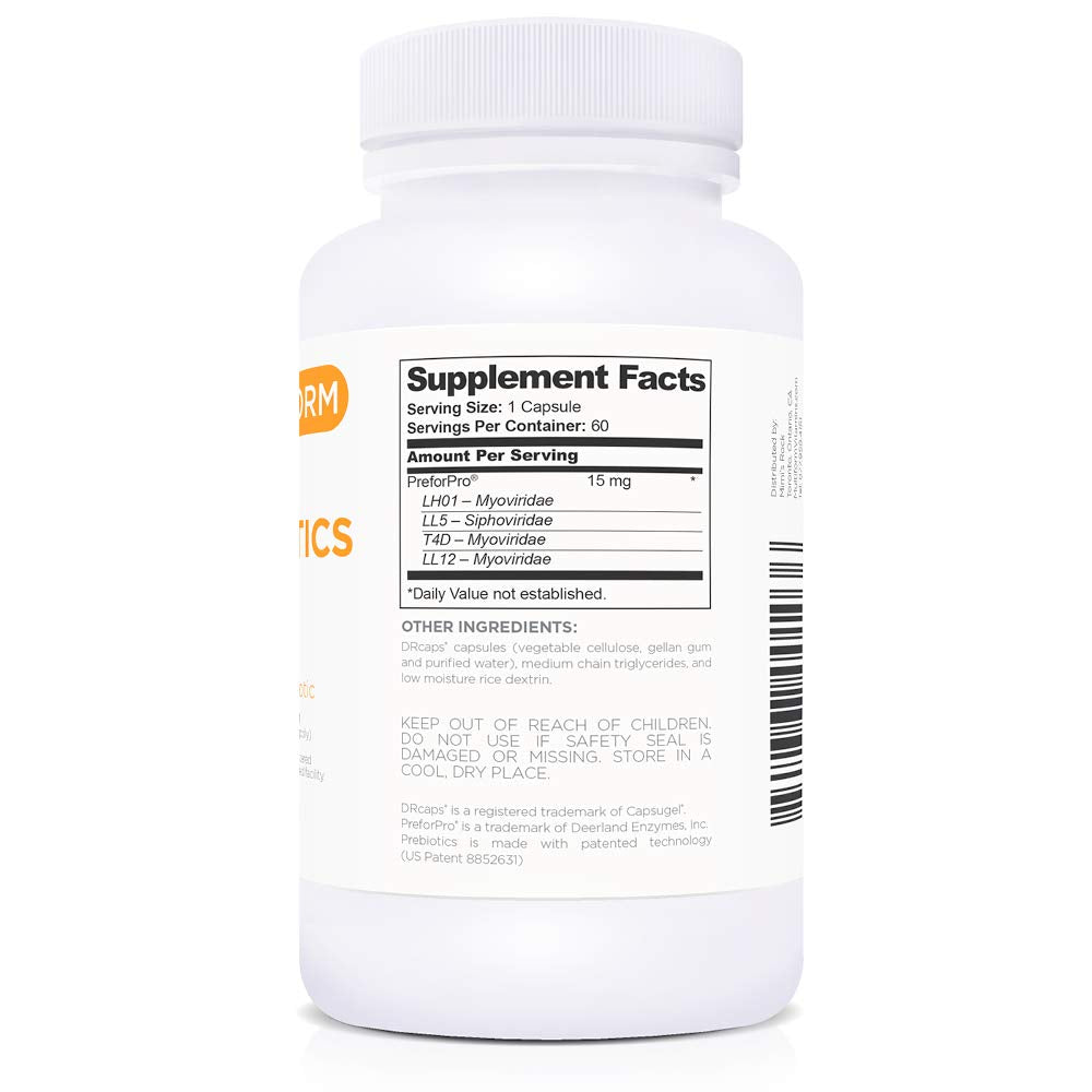 Multiform Vitamins Prebiotics capsules closeup promoting digestive comfort and probiotic harmony