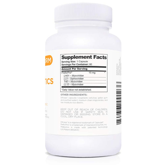 Multiform Vitamins Prebiotics capsules closeup promoting digestive comfort and probiotic harmony