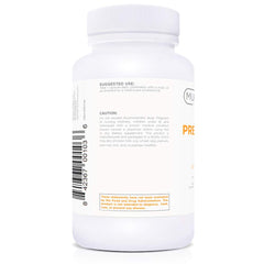 Multiform Vitamins Prebiotics packaging label shows non-GMO, GMP-certified production