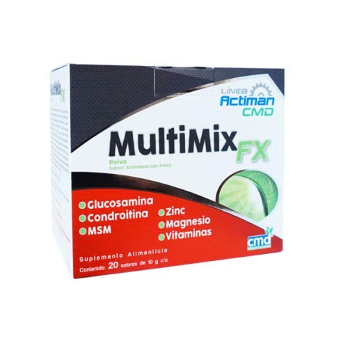 MULTIMIX glucosamine-chondroitin-msm-garlic-zinc-magnesium bottle front for daily joint support