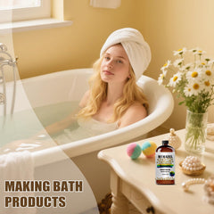 MUMAZYL Chamomile Oil enhances soaps and bath products with natural scent.